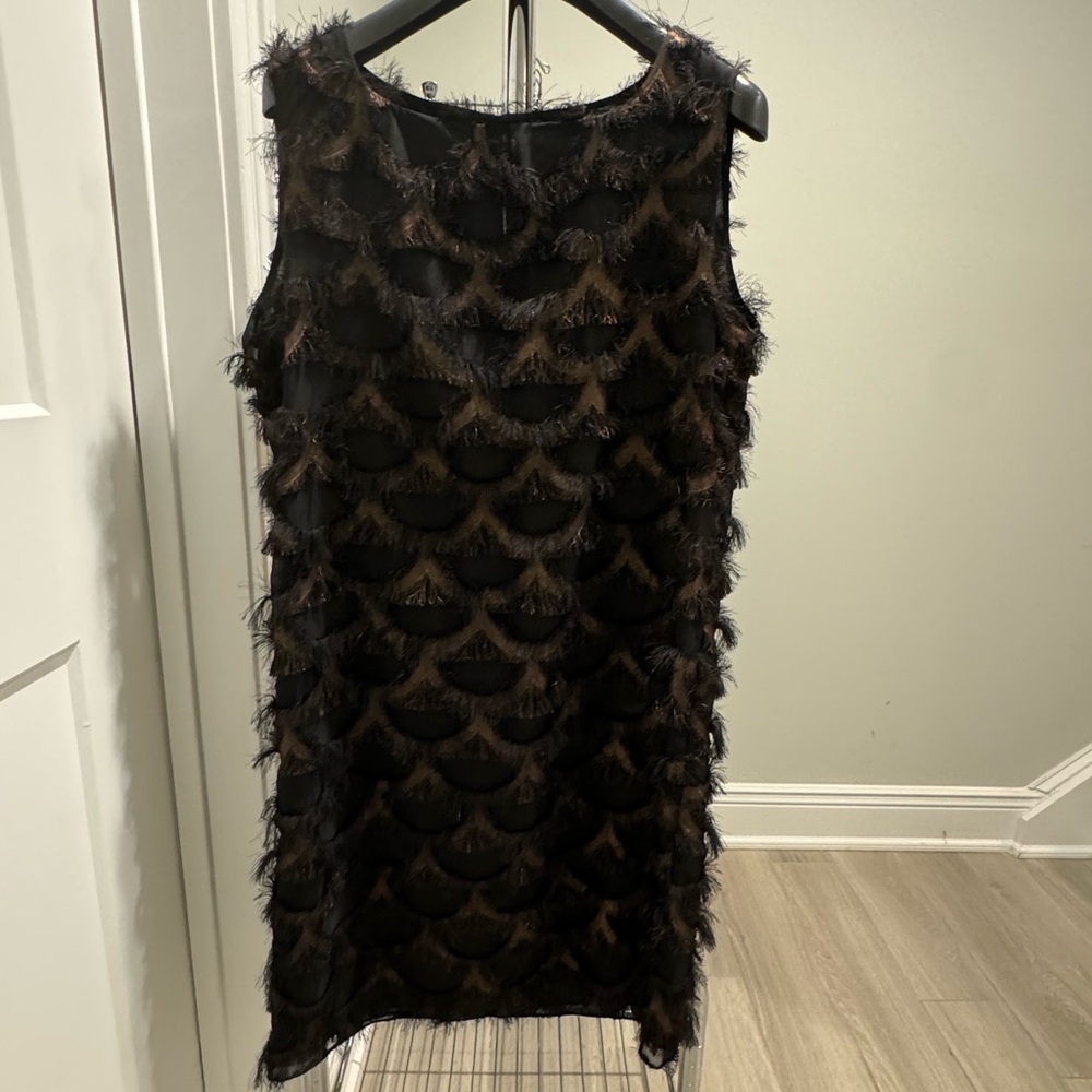 Sandro Ferrone Fringe Midi Dress